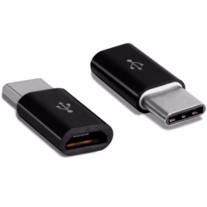 Adaptador OTG Micro USB V8 F 2.0 X USB M Tipo C 3.1 Preto