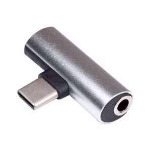 Adaptador Tipo C Macho X P2 Femea + Tipo C Femea Preto