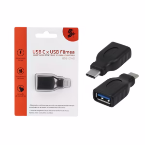 Adaptador OTG USB F 2.0 X USB M Tipo C 3.1