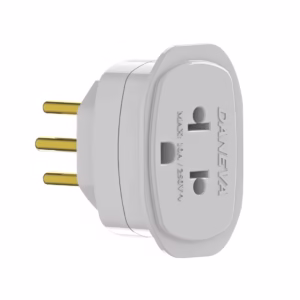 Adaptador Tomada 2p+t P/NBR 14136 Daneva Branco