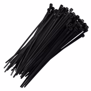 Abracadeira Nylon Catraca 2.5x150 20 Cm Preto Pct 100un